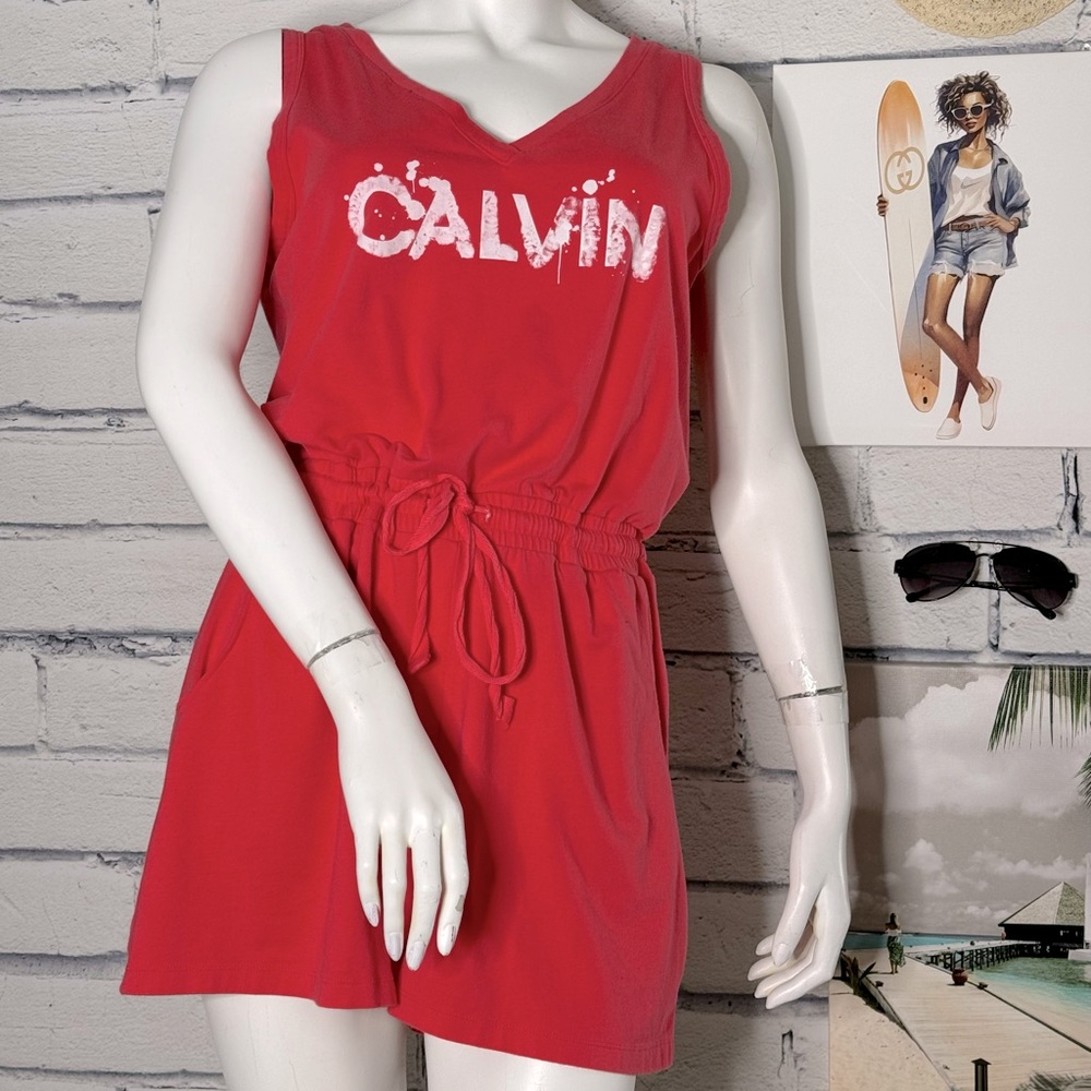 Calvin Klein V-Neck Romper - Picture 6 of 10